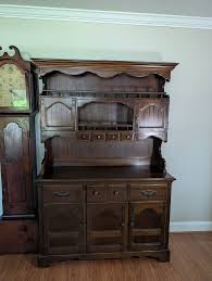 1970s 2 Piece Hutch by Richardson Brothers Company | Chairish