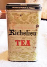 Vintage Richelieu Black Orange Pekoe & Pekoe Tea Tin vg ...