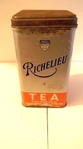 Richelieu Tea Tin- 5 1/2" tall | eBay