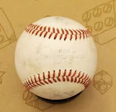 Autographed Baseball game used JERMING ROSARIO Los Angeles ...