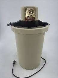 Richmond Cedar Electric Ice Cream Maker Freezer Electric 4 ...