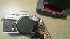 Ricoh Singlex II 35mm SLR Camera with Auto Rikenon 1:2 F=50mm Lens | eBay