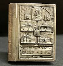 Italy 1950´ Rome Pope Pius XII Souvenir of Rome Rosary Box ...