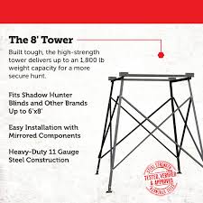USA Made Steel Tower For Elevating Shadow Hunter Blinds ...