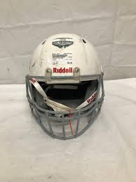 Used Riddell VICTOR FB Helmet White LG