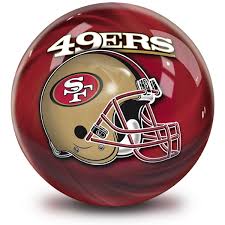 San Francisco 49er's 2013 NFL bowling ball