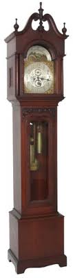 Sold at Auction: W. (1836) Evans, W.F. Evans & Sons Mahogany Grandfather Clock