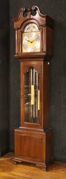 Lot - Seth Thomas Mahogany Tall Case Clock