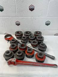 Ridgid Exposed Rachet Threader Set 17 Pieces, Ratchet ...