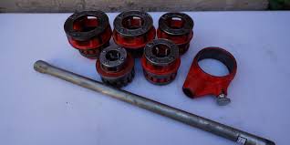 Ridgid 12-R Die Set Pipe Threader Treading Machine 3/4 to 2 ...