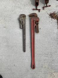Lot of 2 RIGID HEAVY DUTY PIPE WRENCHES 24” INCH & 36” INCH Pair Made In USA | eBay