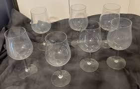 Clear Crystal Wine Glass Set Of 7 | eBay