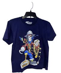 Hybrid Apparel T-Shirt Boys Small Black Graphic Cotton Short ...