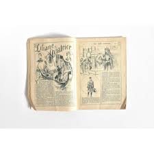 French 1920s Illustrated Story, "Liliane, Aviatrice" | Chairish