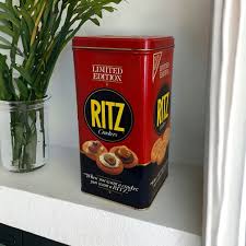 Vintage 1987 Ritz Cracker Limited Edition Tin Advertising Can - Etsy