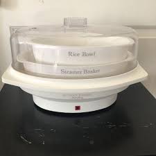 Rival Automatic Steamer and Rice Cooker 4450 White Fish ...