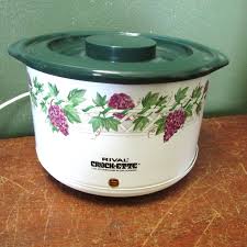 Rival Electric Pot Vintage Crock-ette 1 Quart Slow Cooker - Etsy