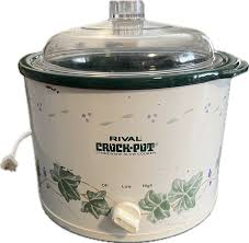 Rival Crock Pot Stoneware Slow Cooker 2.5 Qt Model 3120 ...