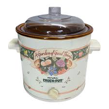 Rival Crock Pot Stoneware Slow Cooker 3.5 Qt A Garden of ...