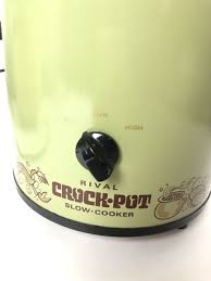 Vintage 1970s Rival Crock Pot Slow Cooker Model 3100 Avocado Green -No Lid | eBay Australia