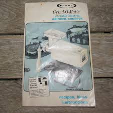 Vintage Rival Grind O Matic Portable Electric Grinder ...