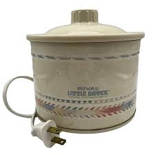 WORKS 1988 Rival Mini Crock Little Dipper Stoneware Electric ...