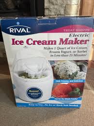 RIVAL ELECTRIC ICE CREAM MAKER 1 1/2 QT GC8101 NEW FROZEN ...
