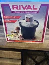 RIVAL Ice Cream Maker 4 QT Machine Wood | Mercari
