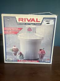 Yogurt Machine Rival Ice Cream And Yogurt Freezer Yogurt ...