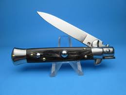 8 Inch Italian Switchblade Knives | Classic Automatic Stilettos