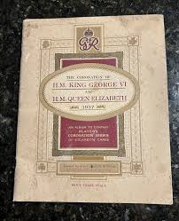 Antique Player's Cigarette Cards Album Coronation of King ...