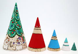 Snowman - Blue Scarf | Traditional Matryoshka Nesting Doll