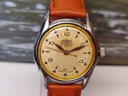 ROAMER 17 JEWELS WINDING PATINA AGED DIAL 215999 ...