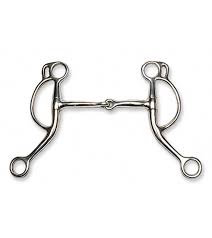 Stainless Steel Training Snaffle Bit 5" - TexanSaddles.com