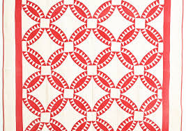 Pickle Dish Quilt: Circa 1900; Ohio