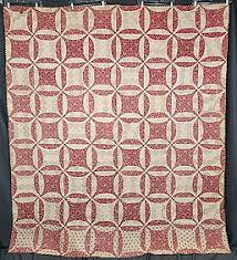 Antique C1860 Robbing Peter To Pay Paul Quilt