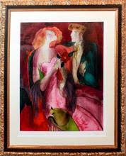 Sold at Auction: Linda Le Kinff, LINDA LE KINFF, ROBE DU SOIR, LITHOGRAPH