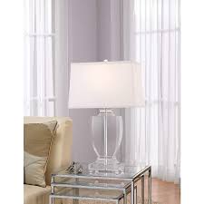 Artemis Accent Crystal Off-White Shade Table Lamp - #93951 ...