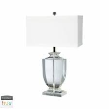 Crystal Shade With Black Base Led Table Light Lamp | eBay