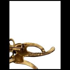 Vintage Gerry's Gold Tone Strutting Cat Pin Set. For Sale at ...