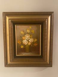 Framed, 1970s Robert Cox Signed Floral Still Life Painting, Oil on Canvas - Etsy
