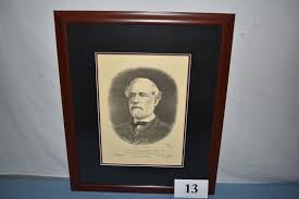 Lot - Robert E. Lee Lithograph