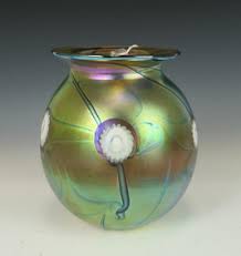 Vintage Large Eichholtz Art Glass Vase