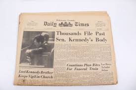 10 Robert F. Kennedy Assassination Newspapers - June 1968 Newspapers | eBay