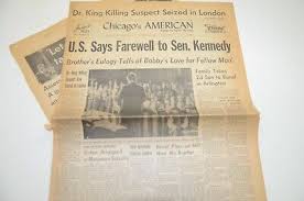 Bobby Kennedy Martin Luther King Jr King Suspect Seized 1968 Chicago Newspaper | eBay