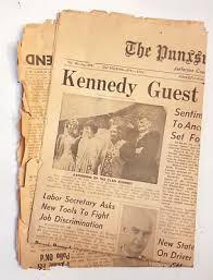 VTG Punxsutawney Spirit Newspaper June 1963 JFK in Ireland 1863 Log Cabin AS IS | eBay