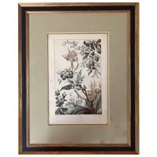Similar Items to Rare Watercolor Print: "Fleurs de Fantasie ...