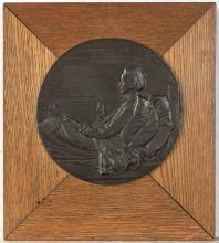 Sold at Auction: Augustus Saint-Gaudens, Augustus Saint-Gaudens American, 1848-1907 Robert Louis Stevenson