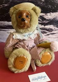Robert Raikes Bear Emma Applause 1993 Wood Carved Face, Ice Cream Cone, w/ Tag | eBay