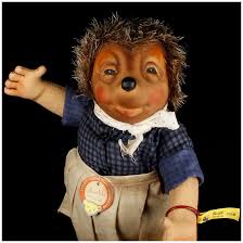 Rare Earliest Series 5xJointed Steiff Micki Hedgehog Doll ...